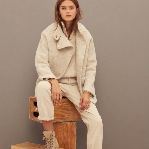 New! ba&sh Calvi Belted Coat - Picture 1 of 10